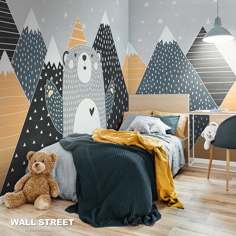 Детские фотообои и фрески из коллекции «BIG LITTLE» Wall Street!