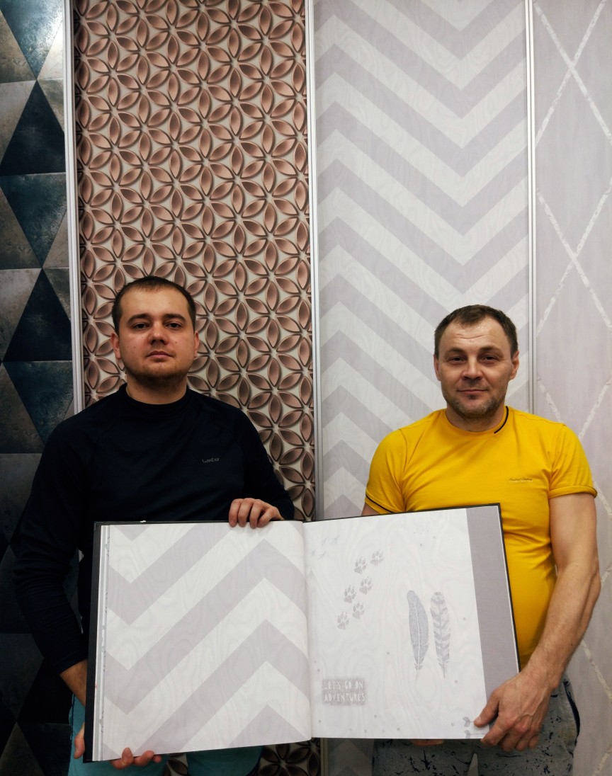 Благодарим за поклейку обоев фирму «Радуга ремонта»