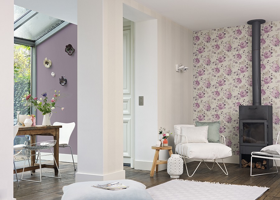 Комбинирование обоев узоры